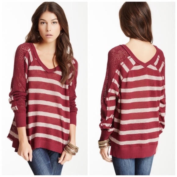 Free People Sweaters - Free People We The Free Fluffy Lou Crochet Sweater